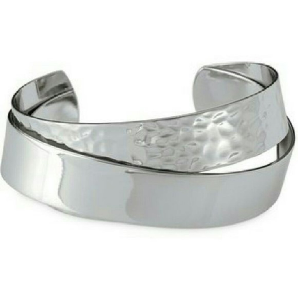 Retired Stella Dot Corso Silver Cuff Bracelet 33$